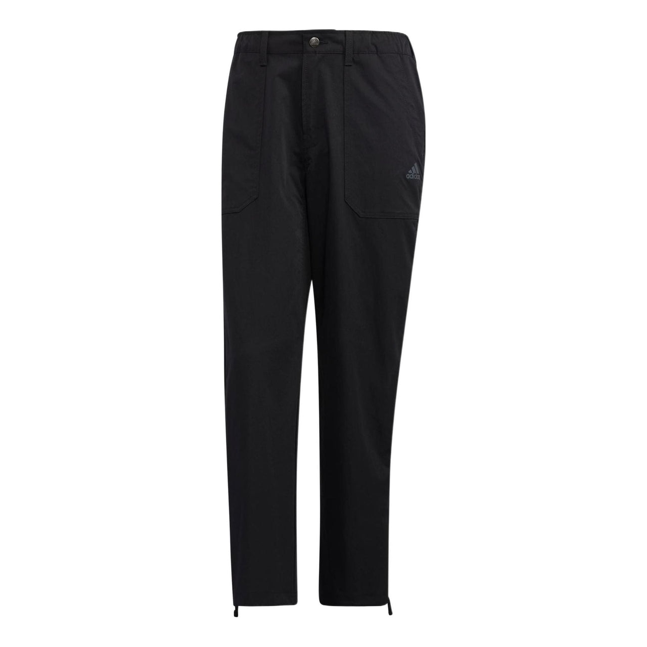 adidas Solid Color Straight Sports Pants Men's Black HP1389