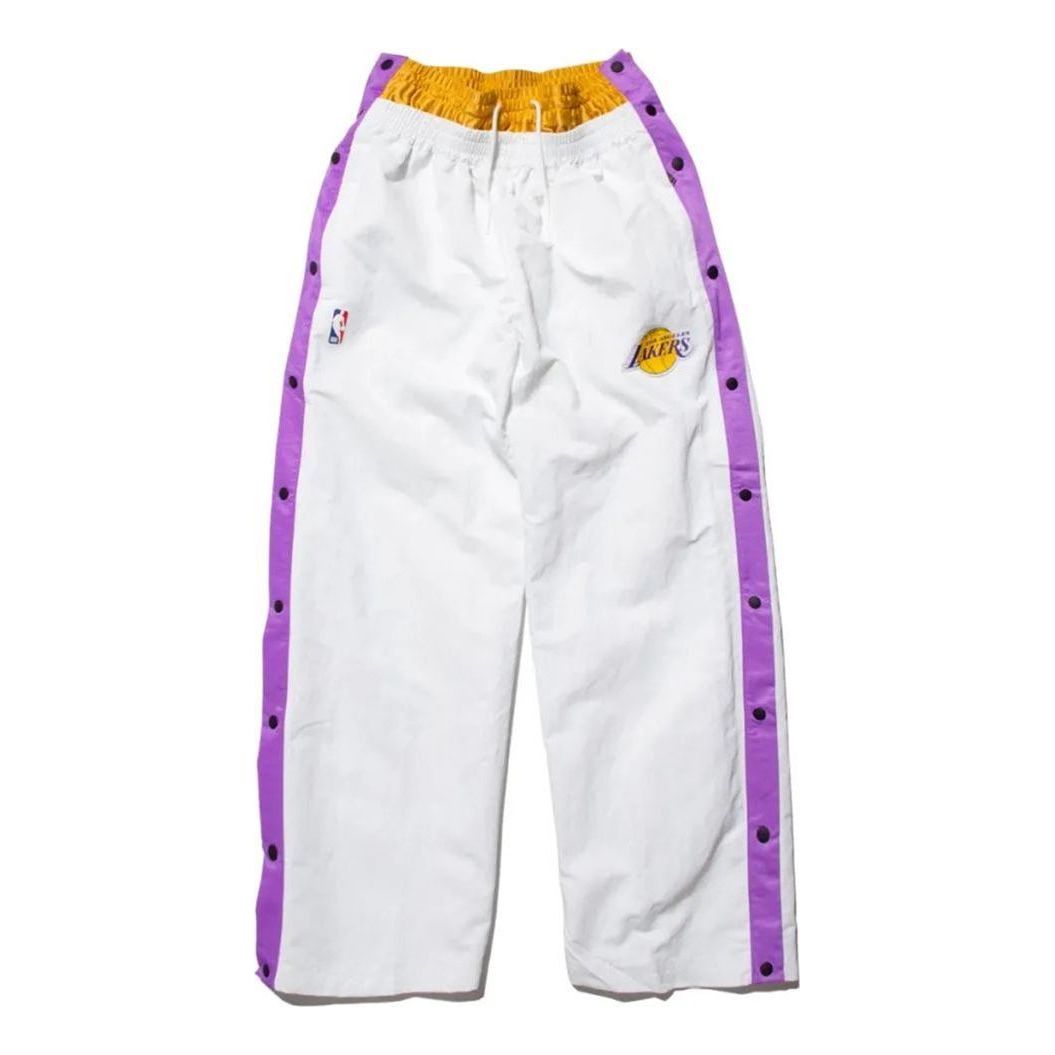 (WMNS) Nike x AMBUSH NBA Collection Tearaway Trousers 'Lakers - White' DB9570-121