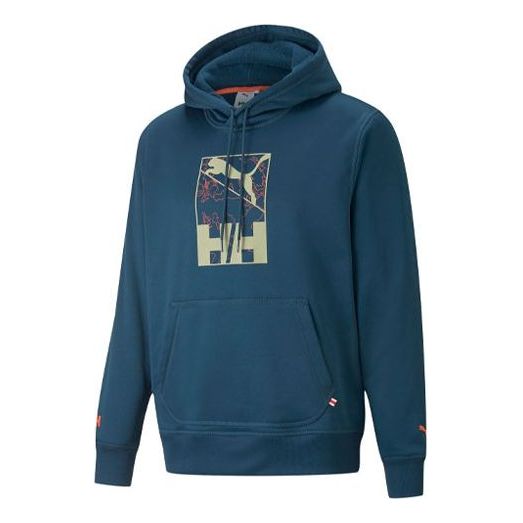 PUMA x Helly Hansen Crossover Knit Sports Pullover Couple Style Navy Blue 532842-65