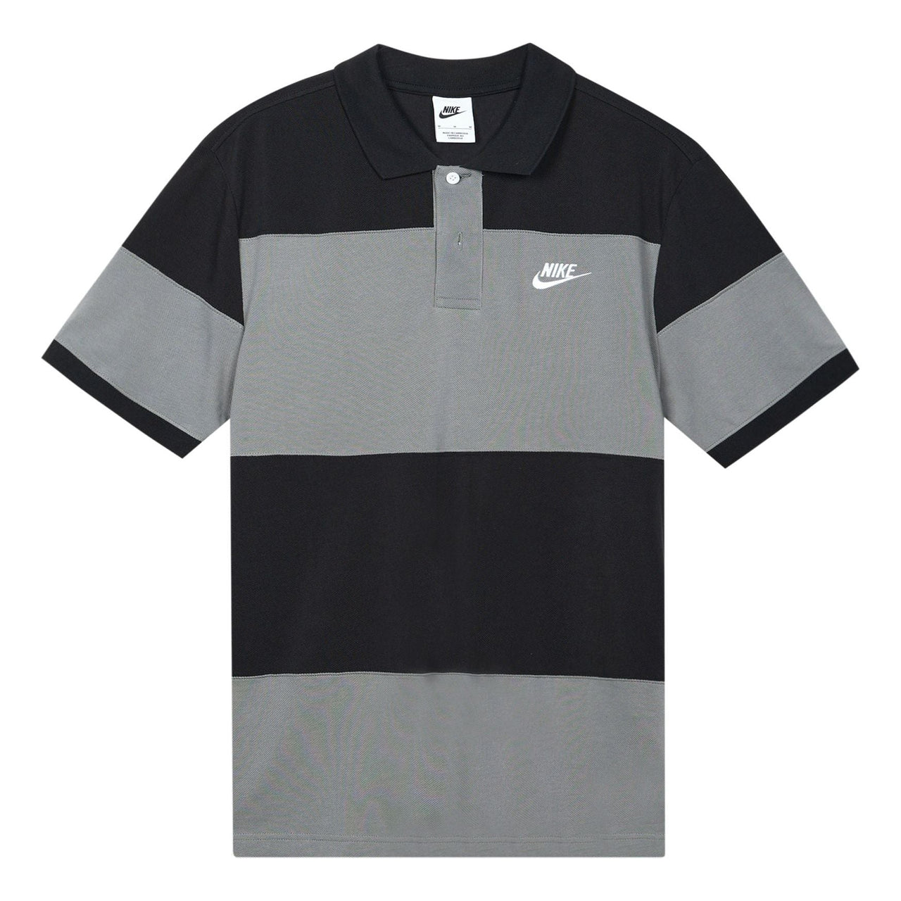 Nike Sportswear Essential Polo Shirt 'Black Smoke Grey' DM6951-010