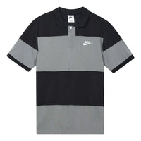 Nike Sportswear Essential Polo Shirt 'Black Smoke Grey' DM6951-010