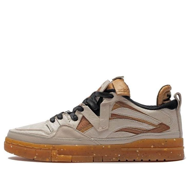 (WMNS) Li-Ning Weiwu Pro Skate Shoes 'Khaki Tan' AECR090-1