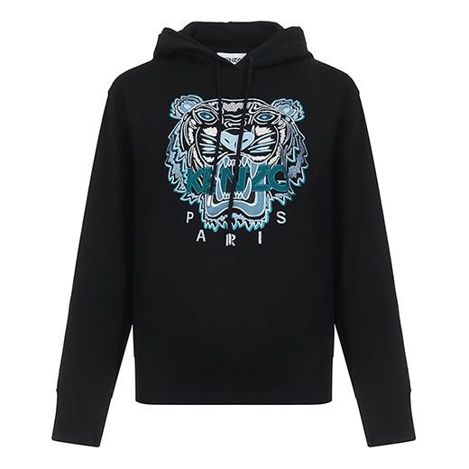 (WMNS) KENZO Embroidery Cotton Hoodie Black FA62SW8714XA-99A