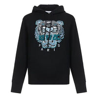 (WMNS) KENZO Embroidery Cotton Hoodie Black FA62SW8714XA-99A
