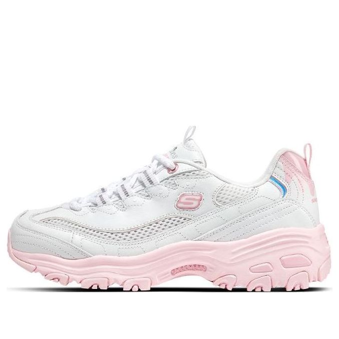 (WMNS) Skechers D'lites 1.0 'White Pink' 896192-WPK