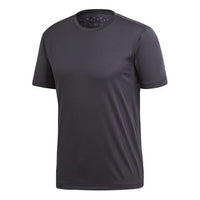 adidas Logo Printing Sports Short Sleeve Black CE0818