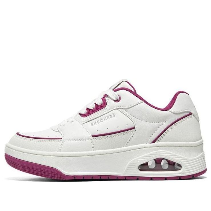 (WMNS) Skechers Uno Court - Courted Style Shoes 'White Red' 177710-WFUS