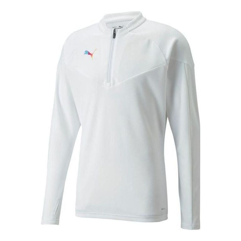 PUMA IndividualFinal Training Quarter-Zip Football Jacket 'White' 657950-46