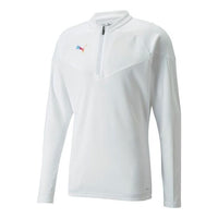 PUMA IndividualFinal Training Quarter-Zip Football Jacket 'White' 657950-46