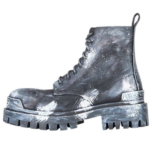 Balenciaga Strike Boots 'Grey Silver' 670633W2DY21090