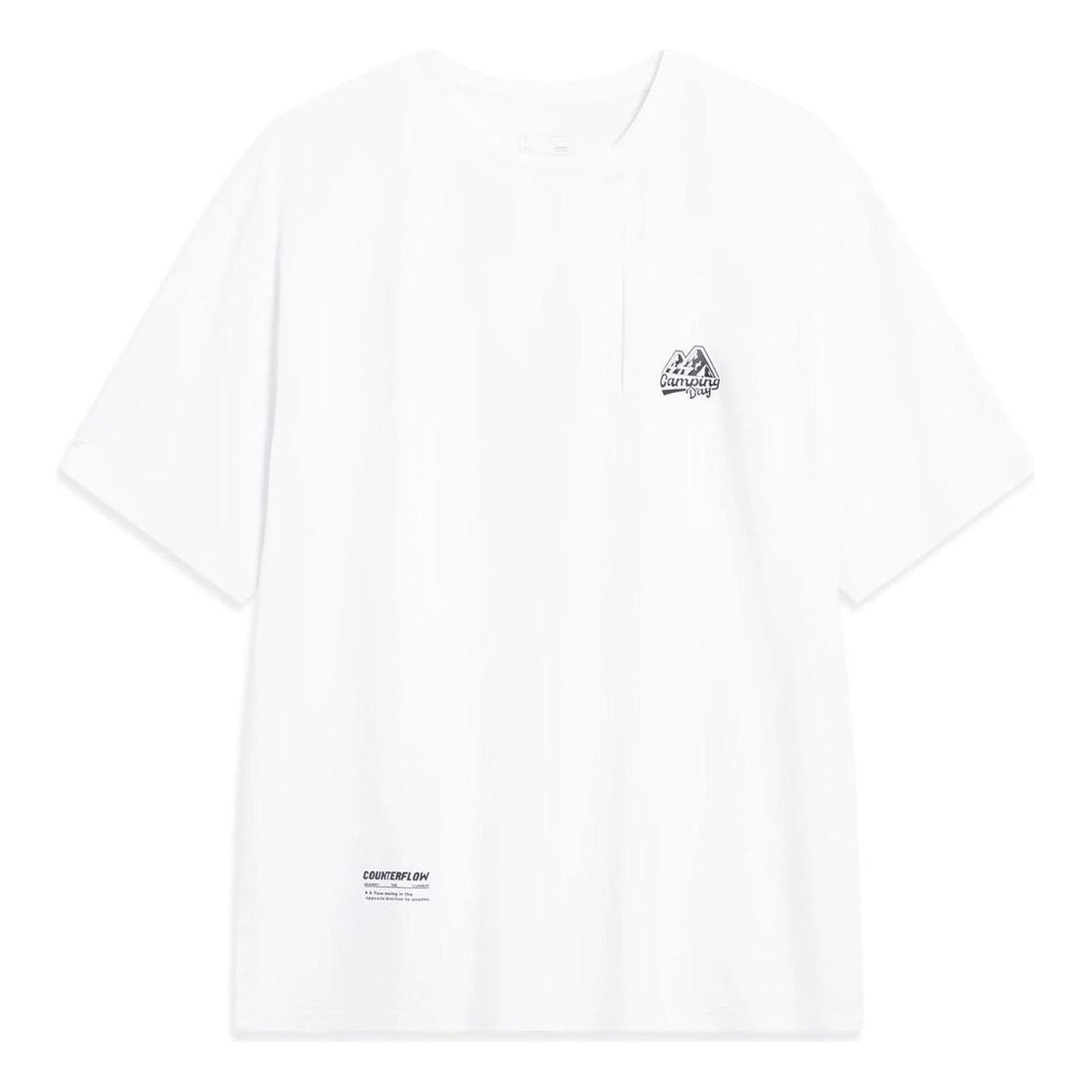 Li-Ning Counterflow Graphic T-shirt 'White' AHST721-1