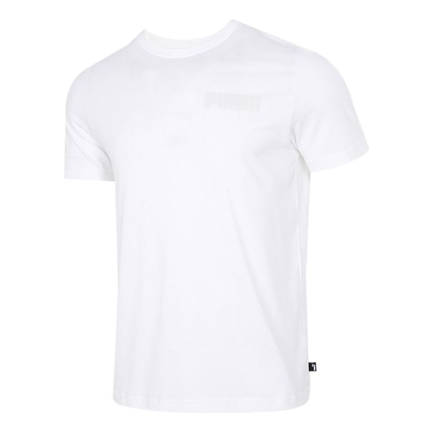 PUMA Printed Round Neck T-Shirt 'White' 845577-52