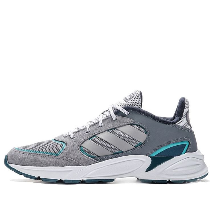 adidas neo 90s Valasion 'Grey White Green' EE9898