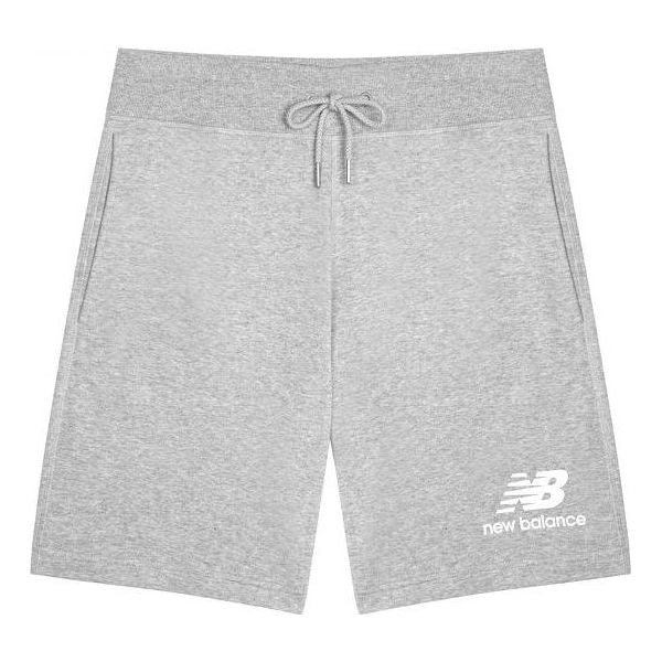 New Balance Essentials Stacked Logo Suit Shorts 'Grey' AMS03558-AG