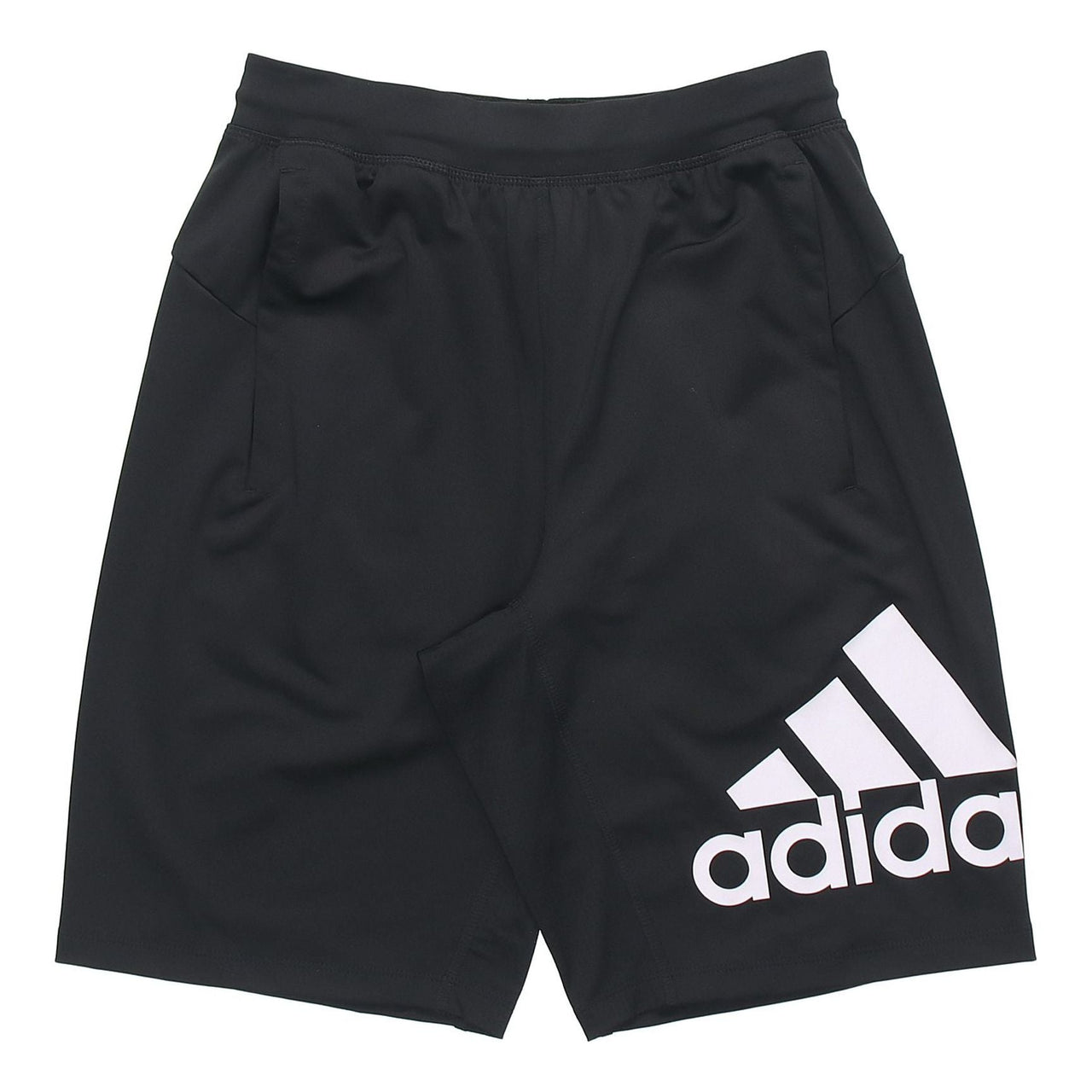 adidas Sports Slogan Knitted Shorts Men Black DU1592