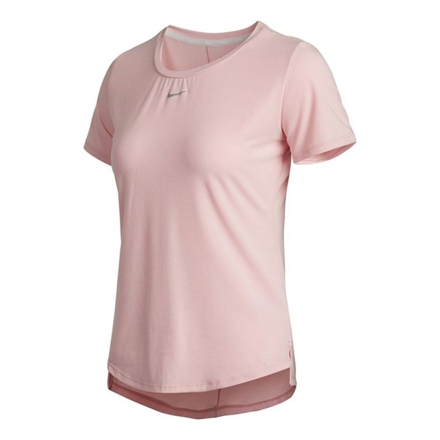 (WMNS) Nike Dri-FIT Training Sports Quick-dry Round Collar T-Shirt Pink DD0619-630