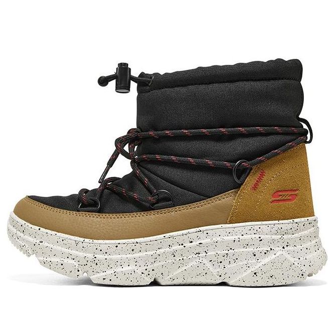 (WMNS) Skechers Bobs MT. PEAK 'Black Brown' 117311-BKNT
