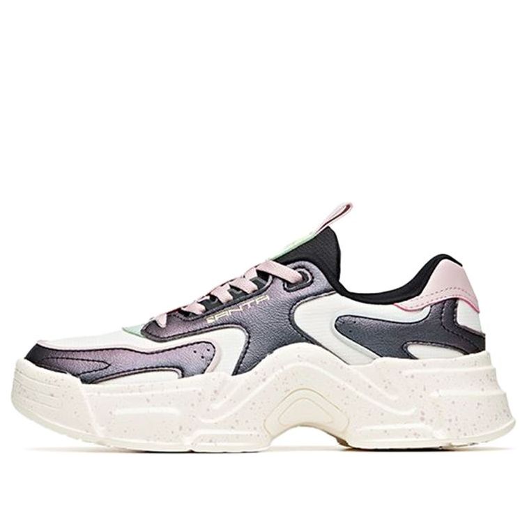 (WMNS) ANTA Dad Shoes 'Black Purple' 122038884-3