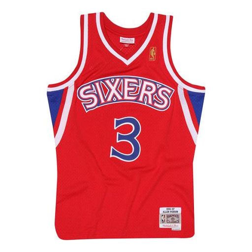 Mitchell & Ness NBA Authentic Allen Iverson Philadelphia 76ers 1996-97 Jersey 353J-320-FGYAIV