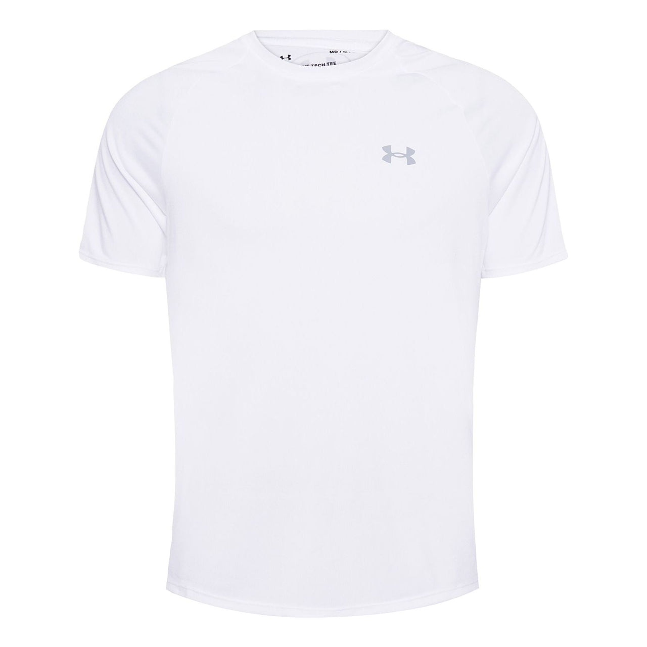 Men's Under Armour Tech 2.0 Solid Color Training Sports Short Sleeve White 1326413-100