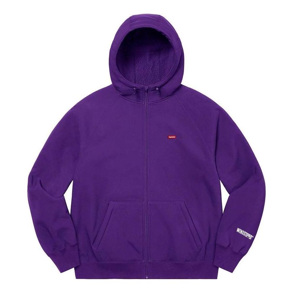 Supreme x Gore-tex Windstopper Zip Up Hooded Sweatshirt 'Purple' SUP-FW22-823