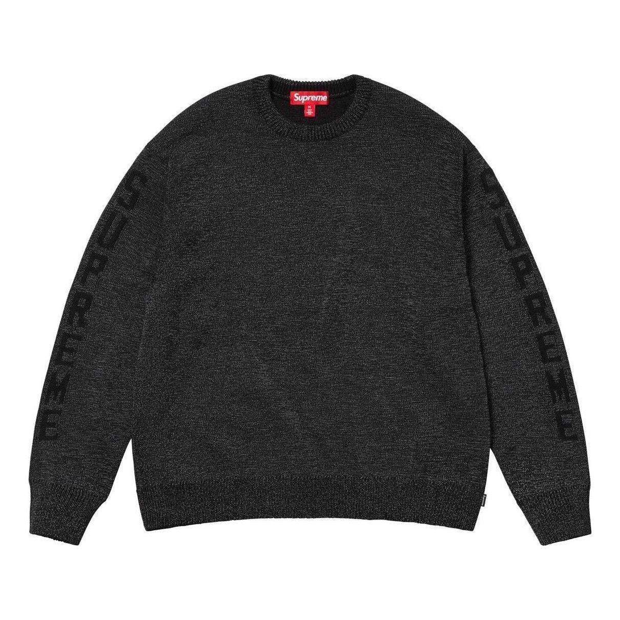 Supreme Reflective Sweater 'Black' SUP-SS24-061