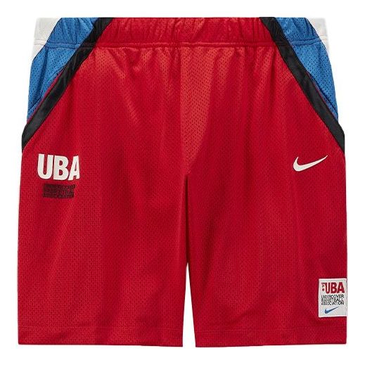 Nike Mesh Shorts Contrasting Colors Alphabet Printing Sports Basketball US Edition Red CW8012-611