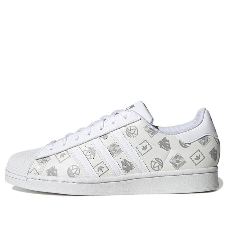 adidas originals Unisex Superstar Sneakers Silver/Grey GX8413