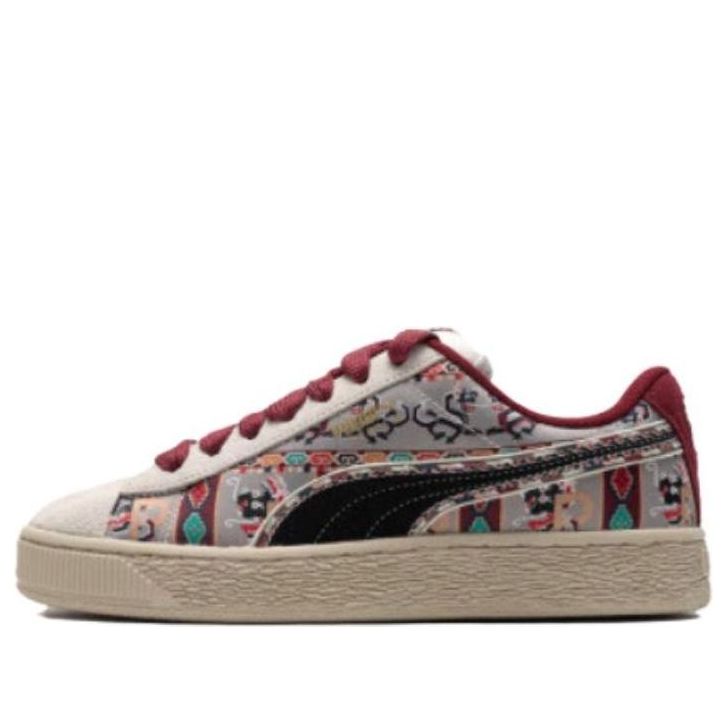 PUMA Suede Xl Bz Ethnic 'White black red off white' 397197-01