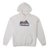 Converse Elevated Logo Graphic OS Heavyweght Hoodie 'White' 10026526-A03