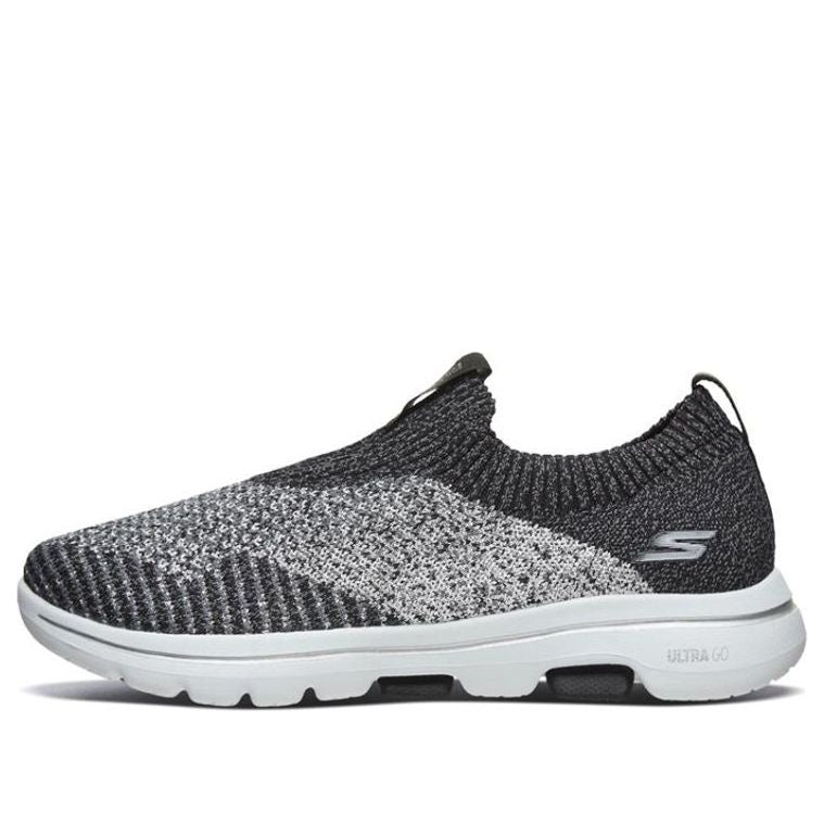 (WMNS) Skechers Go Walk 5 'Black Grey White' 15915-BKW