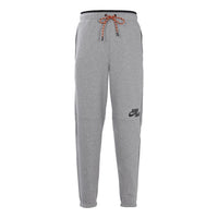 Men's Nike Solid Color Logo Lacing Casual Sports Pants/Trousers/Joggers Gray DJ0261-091