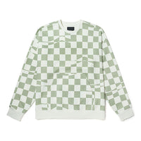 Vans checkerboard Hoodie 'Green White' VN00091KC1C
