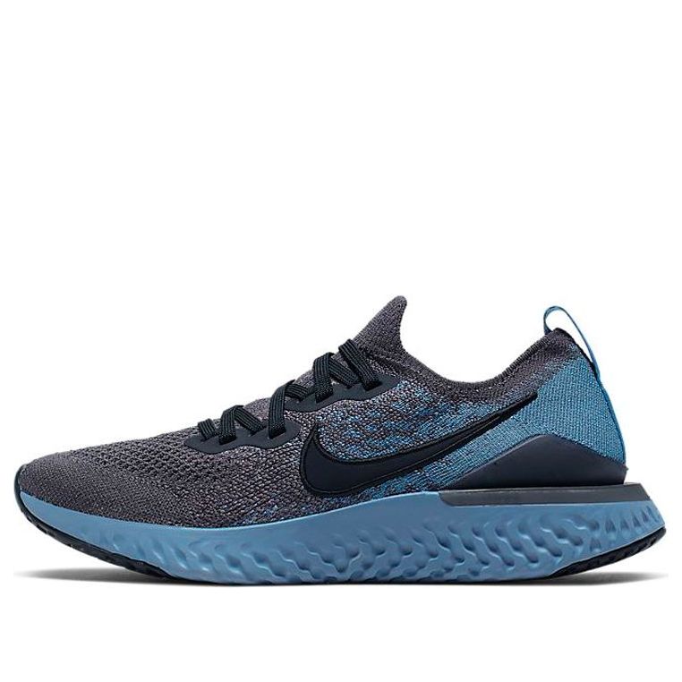 (GS) Nike Epic React Flyknit 2 'Thunder Grey Ocean Fog' AQ3243-012
