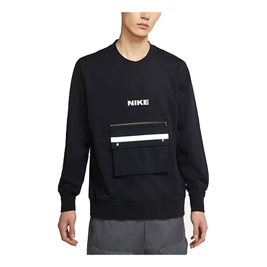 Nike MENS Sportswear City Made Sports Casual Reflective Crew-neck Black DA0070-010