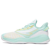 ANTA Leather Basketball Shoes 'White Green Yellow' 112031606-3