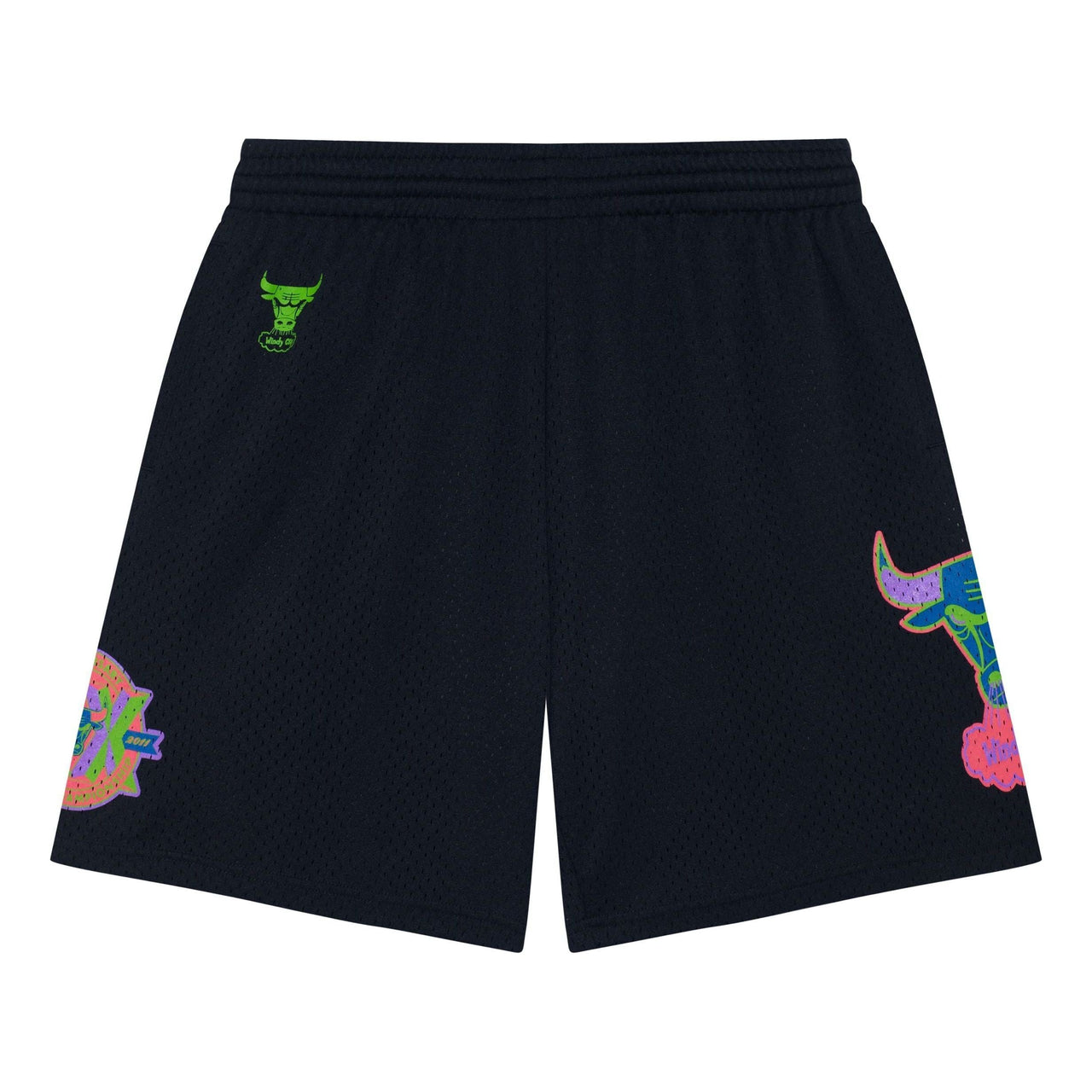 Mitchell & Ness x NBA Color Bomb Shorts 'Chicago Bulls' BMMSDP22082-CBUBLCK