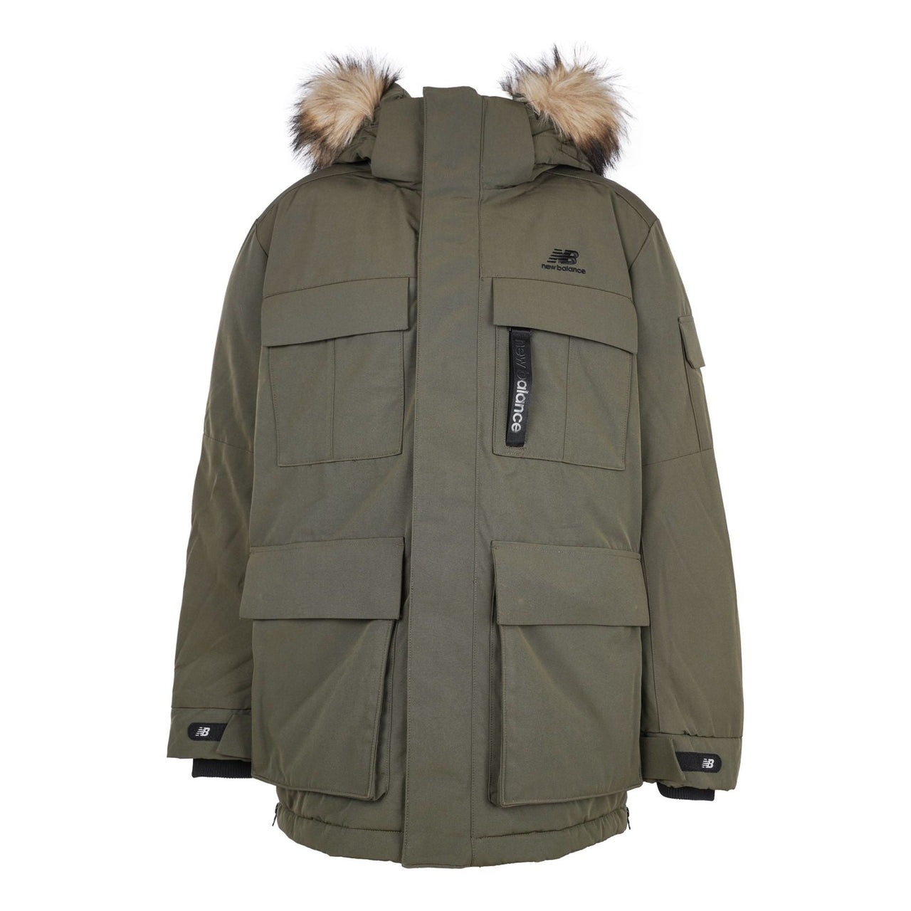 New Balance Warm Long Down Jacket 'Military Green' NPA46021-KH