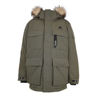 New Balance Warm Long Down Jacket 'Military Green' NPA46021-KH