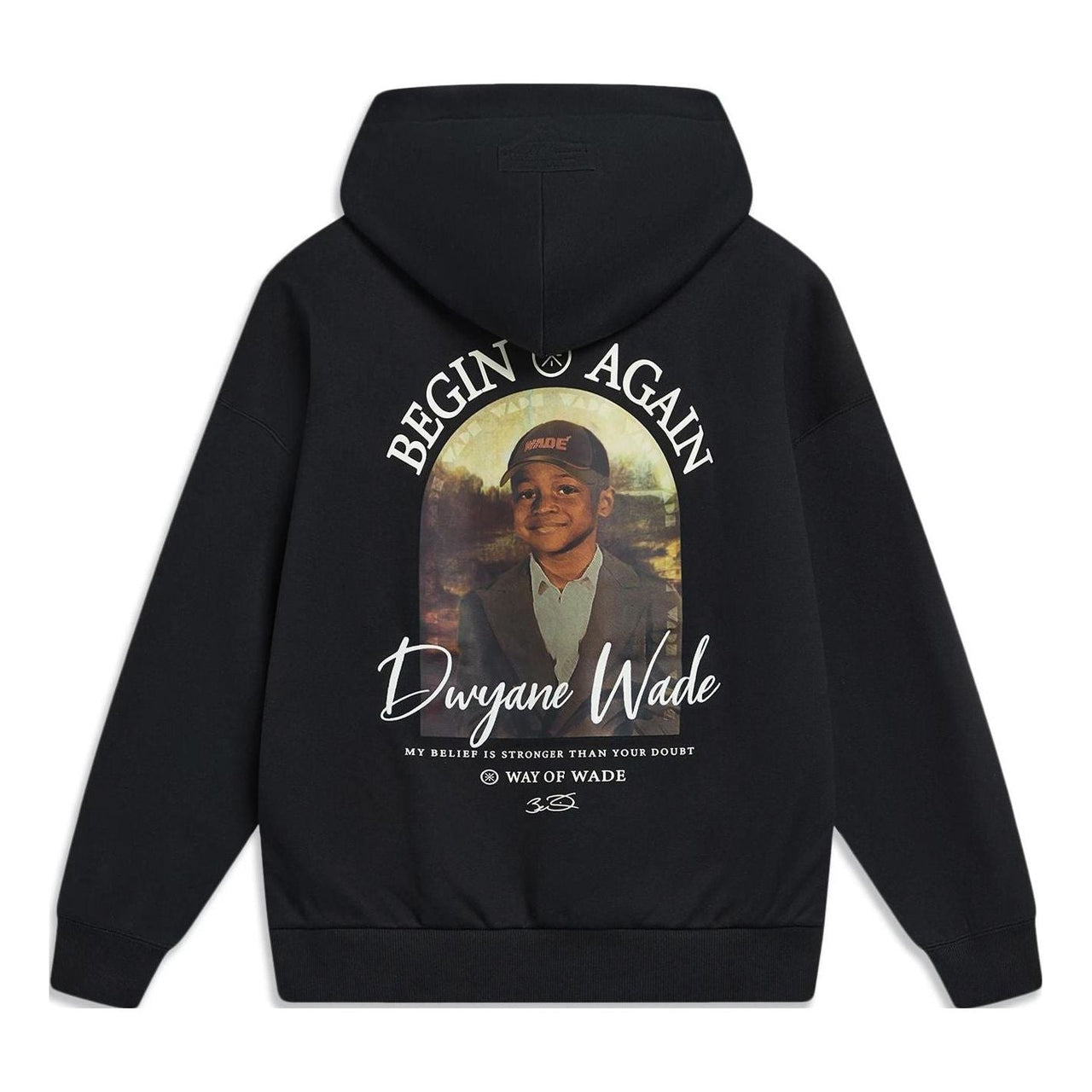 Li-Ning Way Of Wade Photo Graphic Hoodie 'Black' AWDT943-1