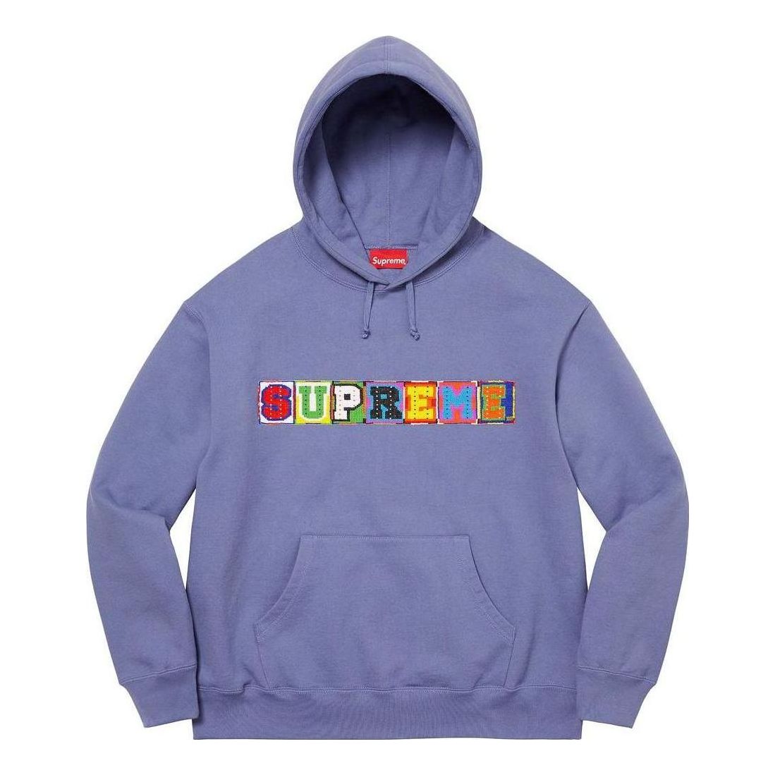 Supreme SS23 Week9 Beaded Hoodie 'Blue' SUP-SS23-173