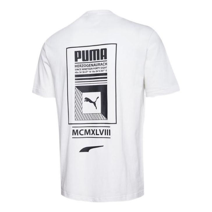 PUMA Sport Tee 'White Black' 598488-52