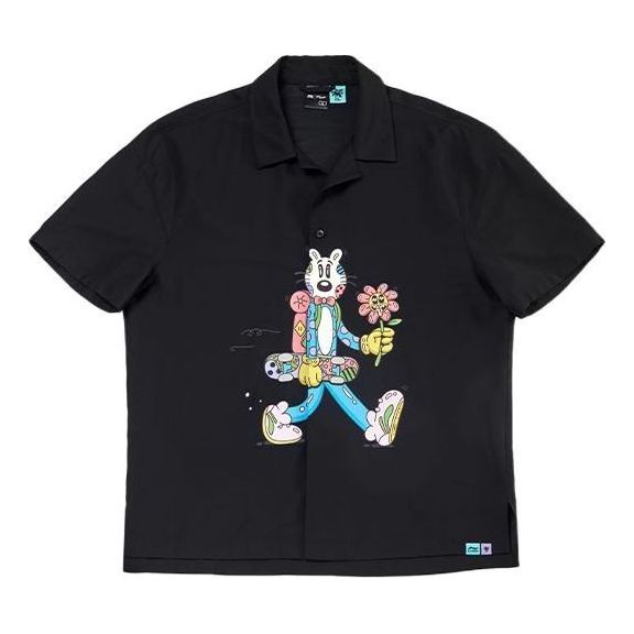 Li-Ning x Steven Harrington Graphic Shirt 'Black' ASHR140-1