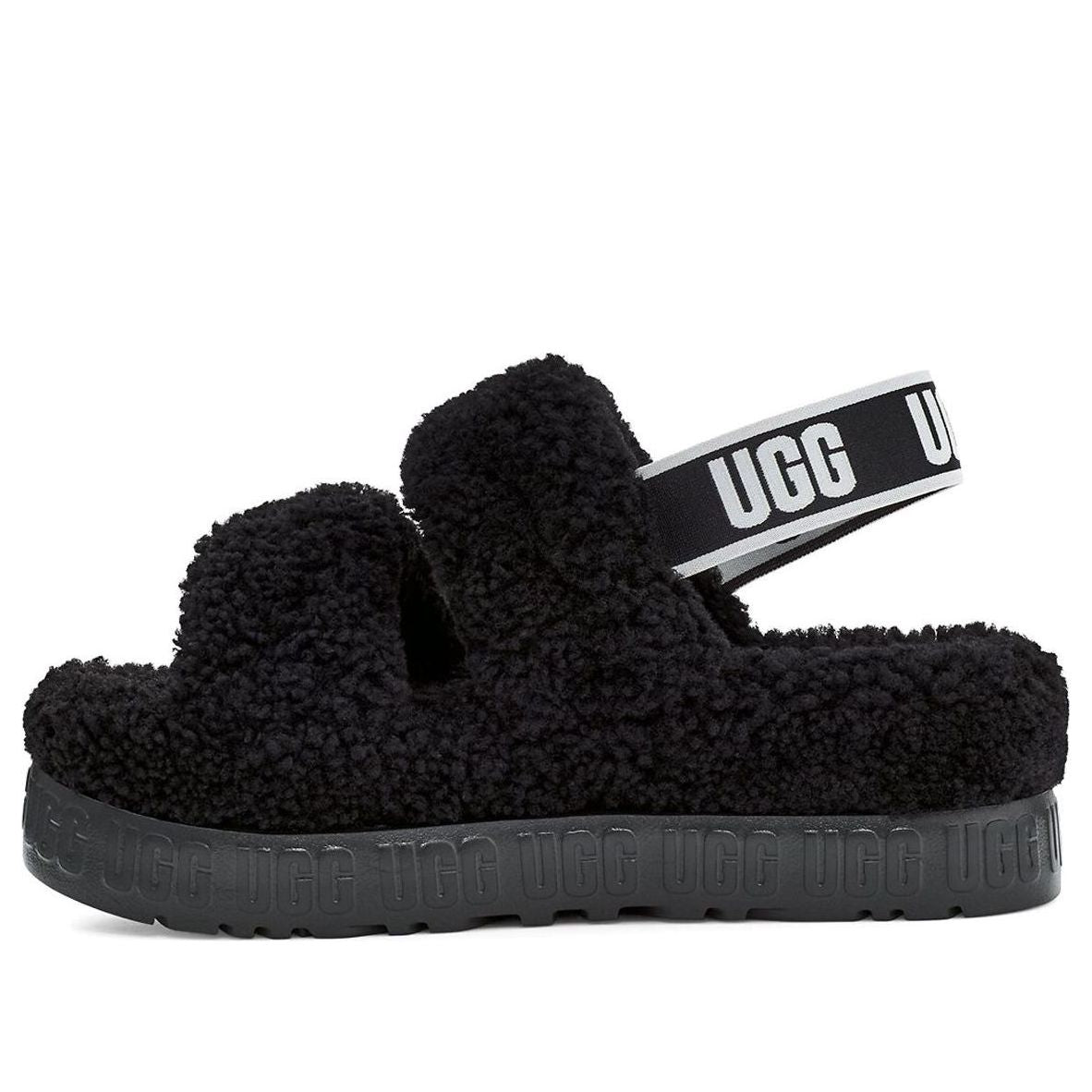 (WMNS) UGG Oh Fluffita 'Black' 1120876-BLK