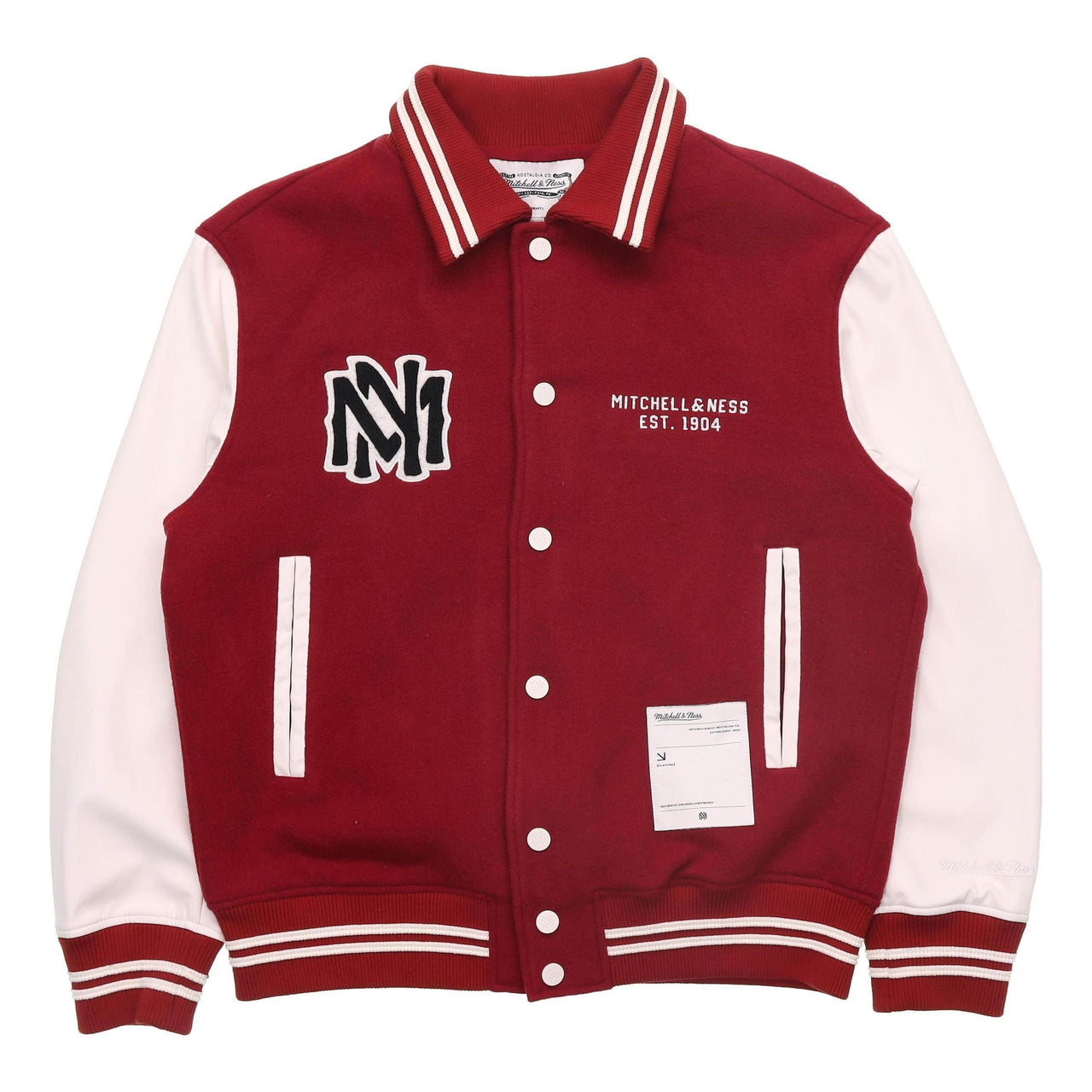 Mitchell & Ness Logo Varsity Jacket 'Red' MNSYAWTOJT021-RED