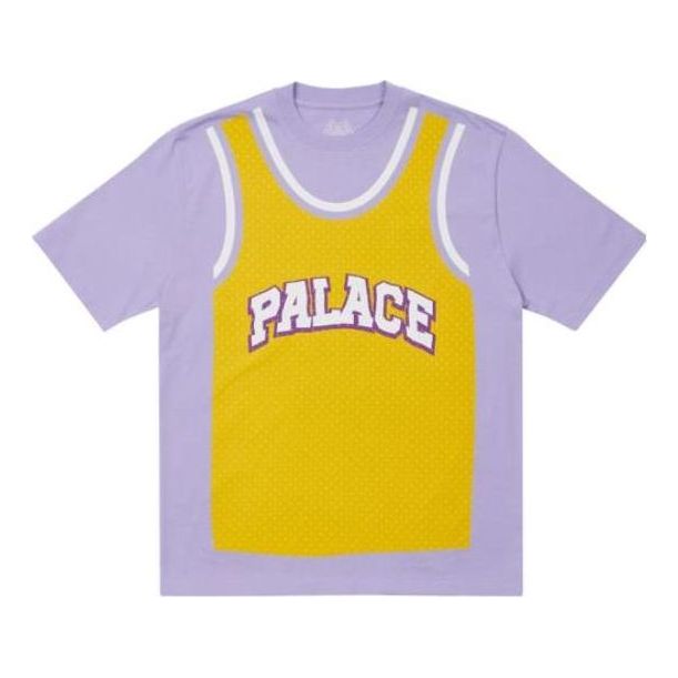 Palace SS22 Vest T-Shirt 'Purple' P22TS442