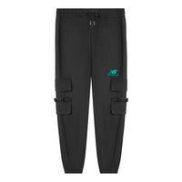 New Balance Sportswear Logo Printed Cargo Joggers 'Black' AMP11310-BK