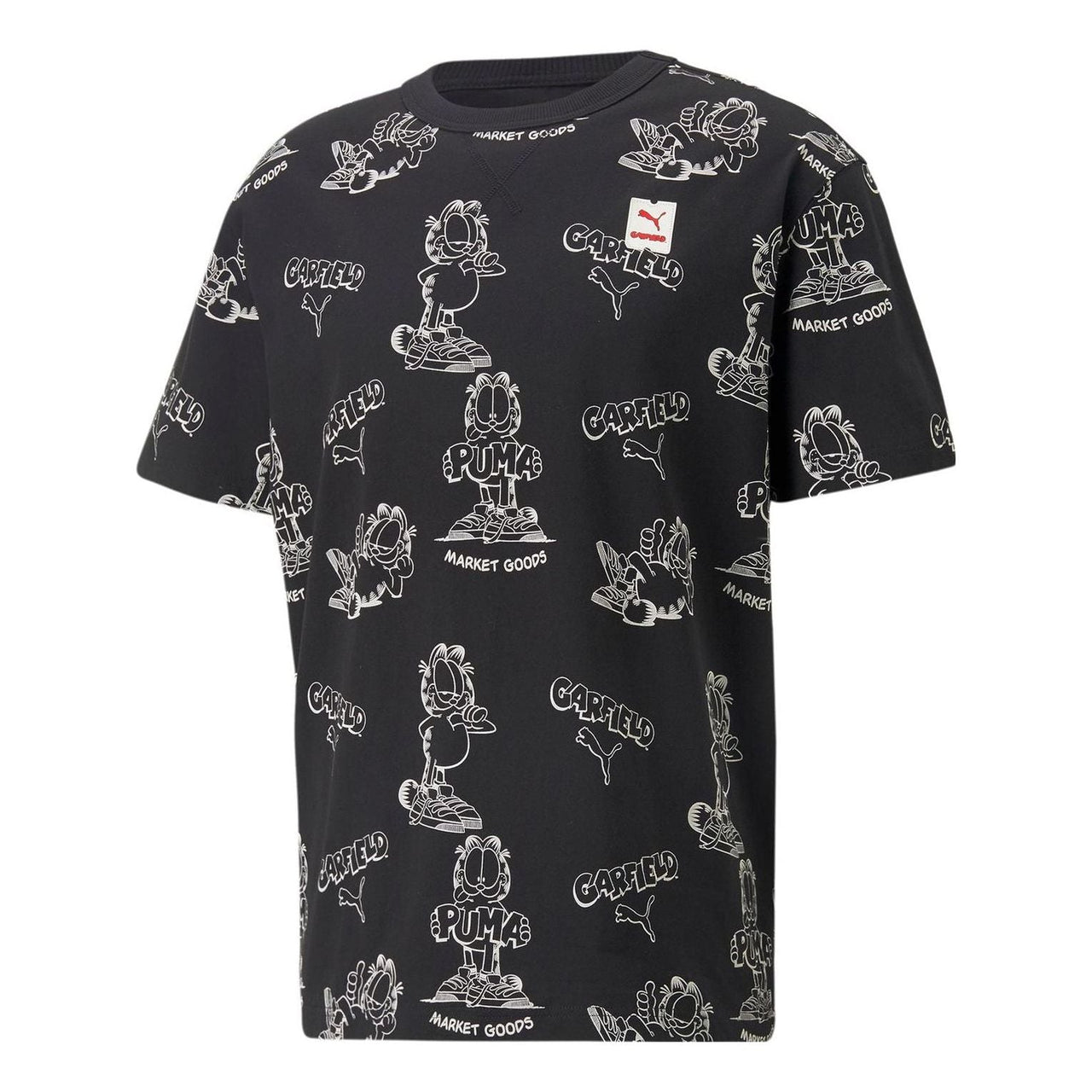 PUMA x GARFIELD Printed Tee 'Black' 534434-01