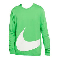 Nike Sportswear Logo Printing Long Sleeves Light Green DD3396-362
