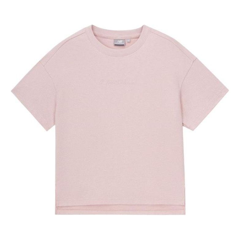 (WMNS) New Balance T-Shirt 'Pink' 5ED37272-PKZ